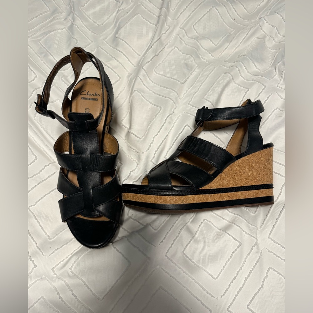 Clark’s Soft Cushion Wedges